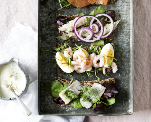 Smørrebrød, fisk